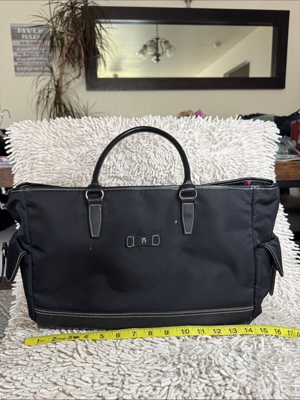 Etienne Aigner Classic Black Tote